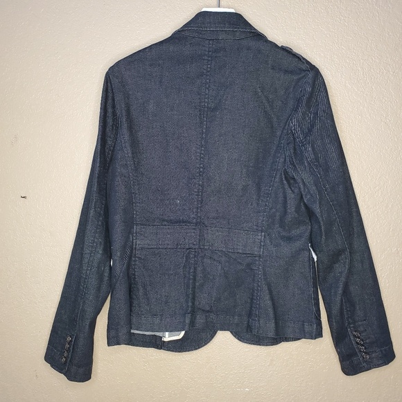 Talbots size 12 jean blazer y2k style - Picture 3 of 4